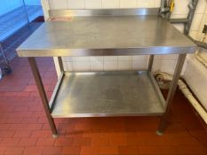Stainless Steel Preparation Unit