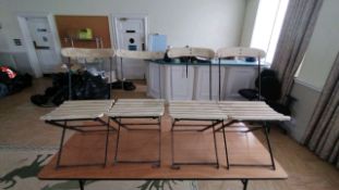 ** NO RESERVE ** Outdoor Folding Garden/Patio Chairs x4