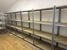 Grey Metal Storage Racks x 9