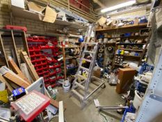 Contents of Storage Cupboard