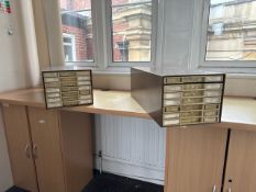 Metal Storage Drawers x2