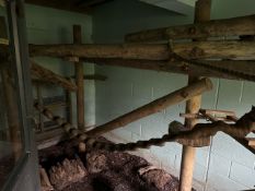 Wooden Animal Climbing Structure