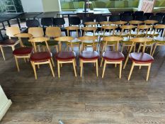 Coloured Cafeteria Chairs x20