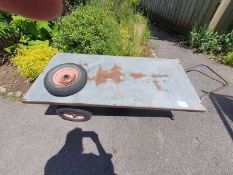 Metal Trolley (One Wheel Detached)