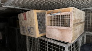 Wooden Animal Crates x2 - NO RESERVE