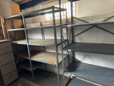 Metal Storage Shelves x 3