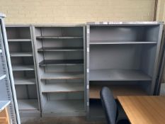 Grey Metal Storage Cabinets x 5
