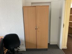 Wooden Storage Cupboard x 2