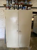 Storage Cupboard Including Contents Including Paint