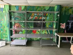 Metal Shelving x 3