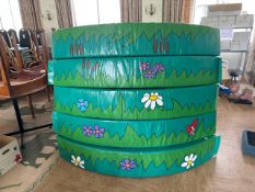 ** NO RESERVE ** Soft Play River With Grass And Water Cushions