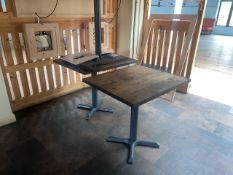 Rectangular Cafeteria Tables x8