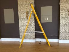 Set of Yellow Step Ladders