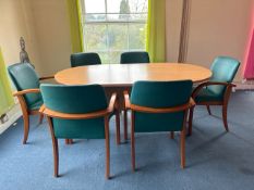 Meeting Table and Chairs x 6