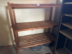 Wooden Shelving Rack