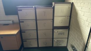 Metal Filing Cabinet x 4