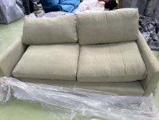 Aissa 3 Seat Sofa In Cardamom Brushed Linen Cotton