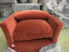 Otto Armchair In Moroccan Spice Smart Velvet