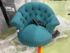 Bertie Armchair In Maldives Easy Cotton