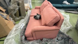 Bluebell 3 Seat Sofa In Rhubarb Smart Cotton