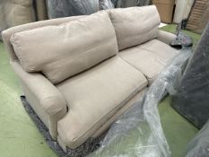 Bluebell 3 Seat Sofa In Taupe Brushed Linen Cotton