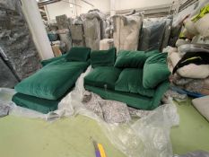 Otto Chaise Sofa In Jade Smart Velvet