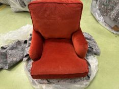 Bluebell Small Armchair In Moroccan Spice Smart Velvet