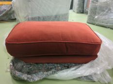 Bluebell Small Rectangular Footstool In Moroccan Spice Smart Velvet