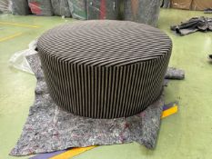 Luna Large Round Footstool