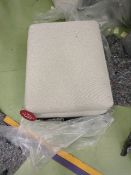 Aissa Medium Rectangular Footstool Shell Heathland Weave