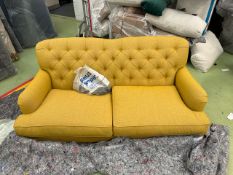 Snowdrop Button Back 2.5 Seat Sofa In Solstice Heathland Weave