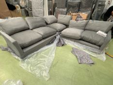 Otto Corner Sofa in Moonstone Speckled Chenille