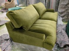 Isla Three-Seat Sofa In Meadow Smart Velvet
