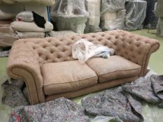 Oscar 2.5 Seat Sofa In Driftwood Bailey Multi-Tone Viscose Linen