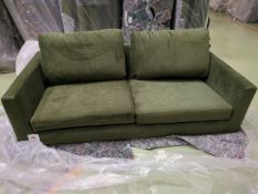 Jude 3 Sofa In Green Velvet