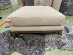 Costello Large Rectangle Footstool In Clay House Basket Weave