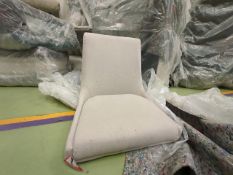 Basil Dining Chair In Stoneware Easy Cotton