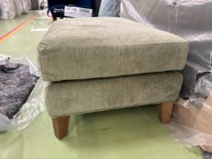 Izzy Medium Rectangular Footstool In Urban Nature Brushstroke