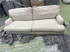 Bluebell 3 Seat Sofa In Cream Cotton