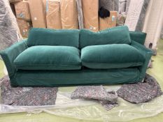 Otto 4 Seat Sofa In Jade Smart Velvet
