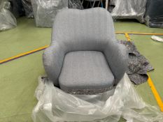 Ginger Rocking Chair In Uniform House Herringbone Weave