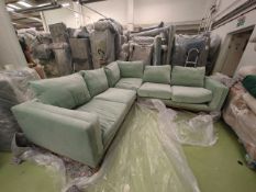 Costello 2 Seat Unit In Sage Smart Velvet