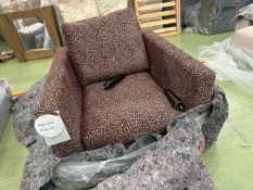 Jude Armchair In Leopard Velvet