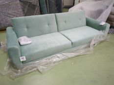 Jack Sofa Bed In Light Mint Green Velvet