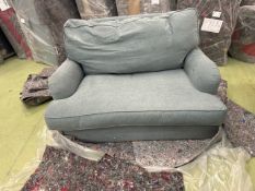 Bluebell Loveseat In Hologram Norfolk Cotton