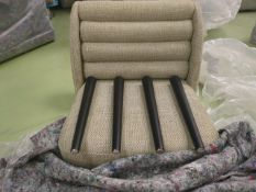 Lola Low Back Dining Chair In Palm Silky Jacquard Weave