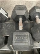 Eleiko Dumbbell Set 8kg, 10kg, 12kg x2 each