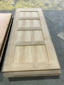 NO RESERVE - 4 Panel Solid Oak 78