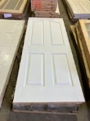 NO RESERVE - 4 Panel Arch White Primer  78