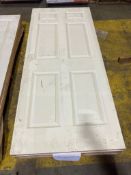 NO RESERVE - 6 Panel White Primed  78.5